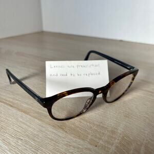Gucci GG3753 17V Eyeglasses Tortoise Shell Blue Frames 50-19-140 Italy